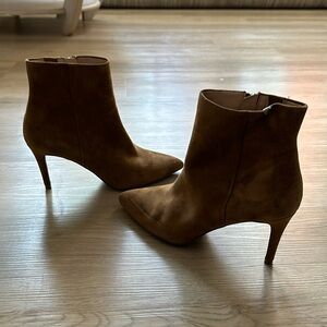 Suede Bootie 3” heel